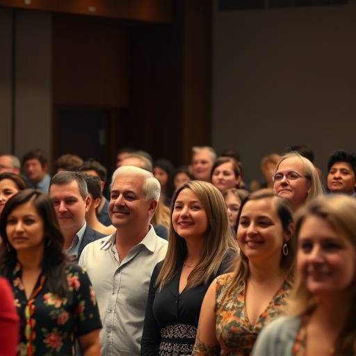 Foto da equipe da Eloquência Viva reunida em um evento de oratória