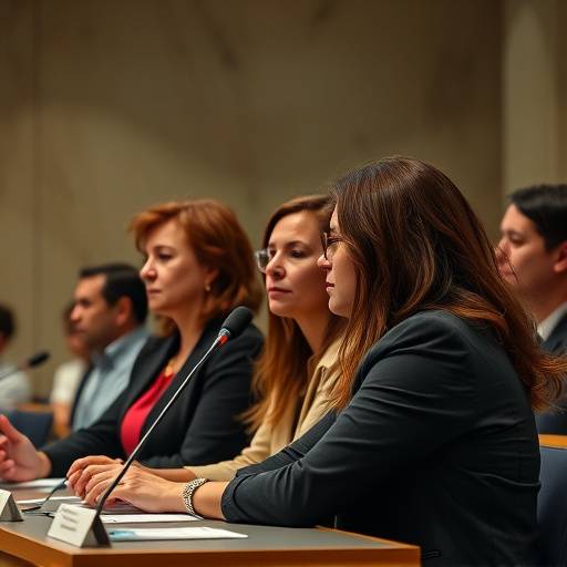 Pessoas confiantes falando em püblico